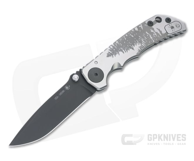 Spartan Harsey Folder 2021 Special Edition Fir Trees Black PVD S45VN Folder - SB-SF5-056