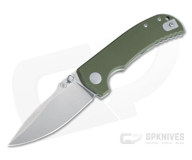Spartan Blades George Astor XHP Green G10 Liner Lock Bronze Field Grade Folder SFBL8GR - SB-SFBL8GR