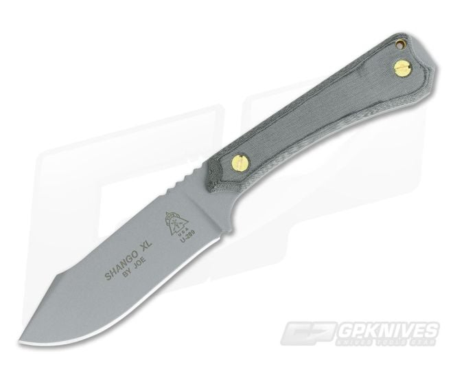 TOPS Knives Shango XL Joe Flowers 440C Survival Knife SHGO-XL - TP-SHGO-XL