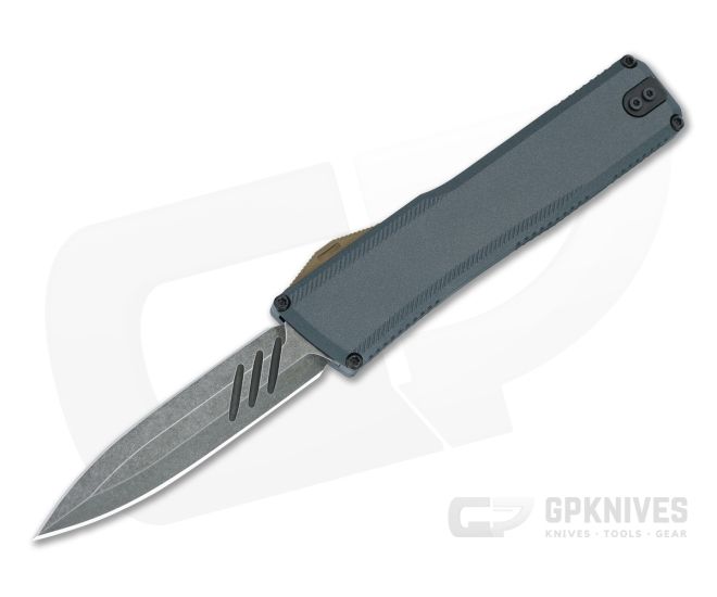 Axial Shift V3 OTF Navy Blue Magnacut Double Edge BlackWash - AXL-SHIFT-33