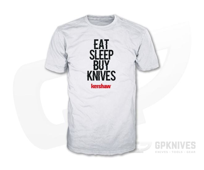 Kershaw Knives "Eat, Sleep, Buy Knives" Medium T-Shirt - KS-SHIRTKER2021M