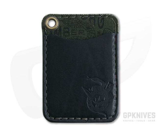Hitch & Timber Short Fold Card Wallet Black Leather - HT-SHORTFOLD-BK