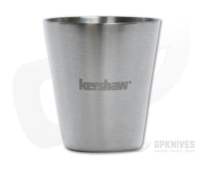 Kershaw Stainless Steel Logo Shot Glass - KS-SHOT-GLASS-KER