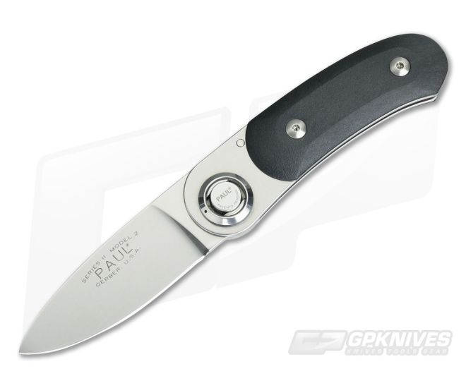 Gerber Paul Knife Series II Model 2 Nylon Handle First Production - GB-SIIM2-BLK-FP-2