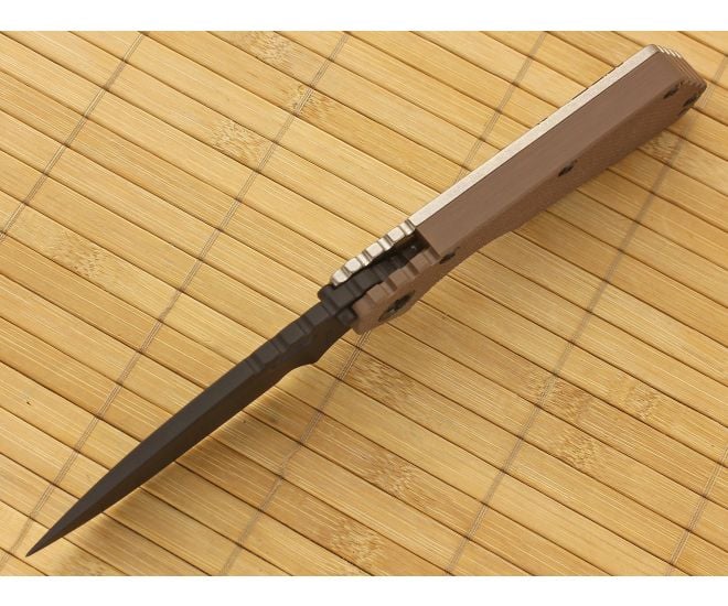 Strider SMF-S Spear Point Coyote Brown G10 Black Cerakote S30V
