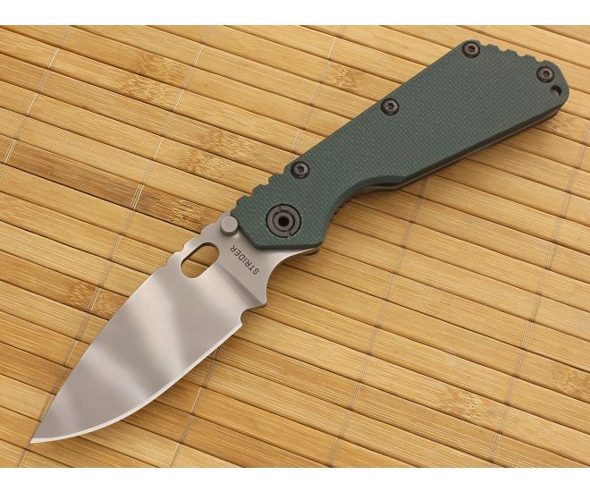 Strider SMF-S Lego Hunter Green G10 Ghost Stripe S30V Flamed Frame - SK-SMF-S-012