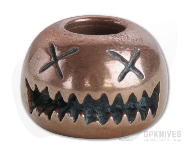 Audacious Concept Smiley Bead Small Copper Lanyard Bead SMS-CPR-STW - AC-SMS-CPR-STW