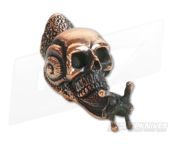 Lion Armory Snail-Skull Bead Copper - LA-SNAIL-SKULL-CU