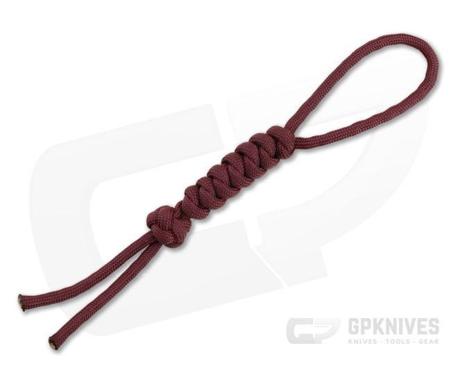 Backcountry Braids Paracord Lanyard - Burgundy Snake - BCB-SNAKE-BURG