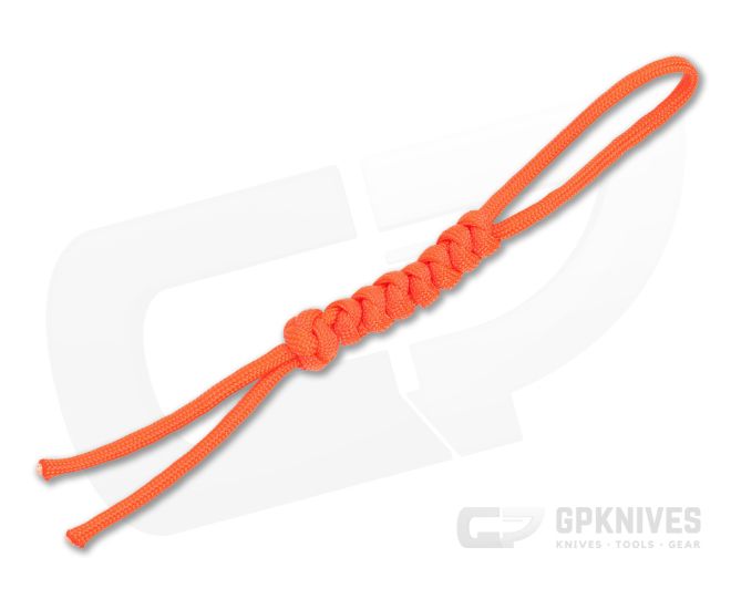 Backcountry Braids Paracord Lanyard - Orange Snake - BCB-SNAKE-OR