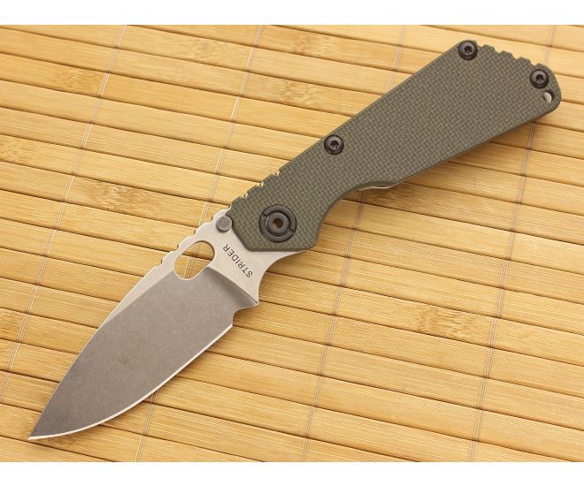 Strider SnG Flat Ranger Green G10 Spear Point CPM-S30V - SK-SNG-002