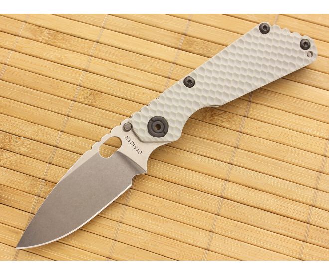 Strider Knives SnG Gunner Grip Gray G10 Handle CPM-S30V - SK-SNG-007