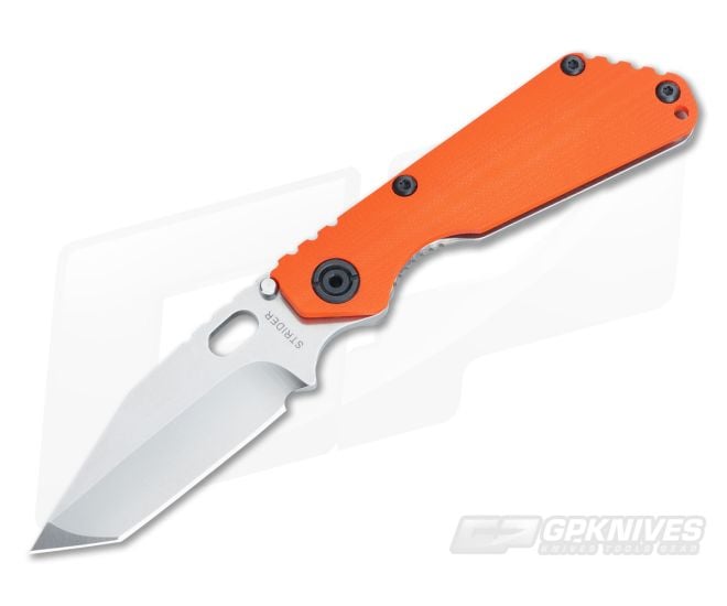 Strider SnG-CC Orange G10 Stonewashed Tanto PSF27 - SK-SNG-028