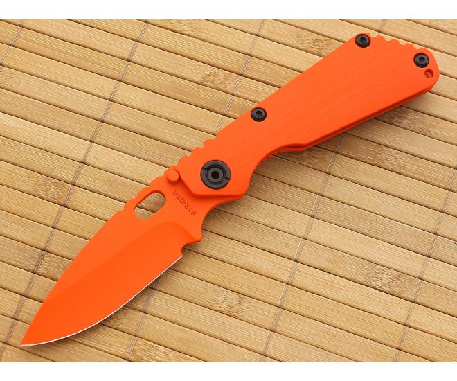 Strider SnG-CC Exclusive Orange G10 Orange Cerakote Blade - SK-SNG-CC-S-OG10ORG
