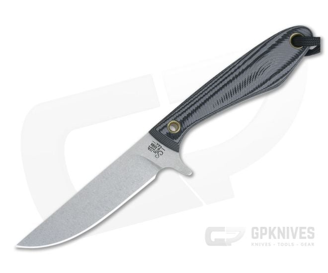 Smith & Sons Spur AEB-L Gray and Black G10 EDC Fixed Blade - SS-SPUR-AEBL-01