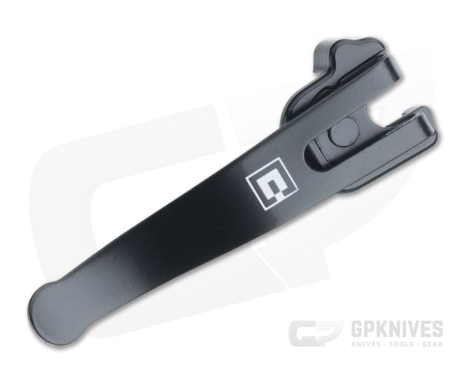 Clip & Carry SwissQlip Black 91mm Victorinox Stainless Steel Pocket Clip SQLIP91-BLK - AC-SQLIP91-BLK