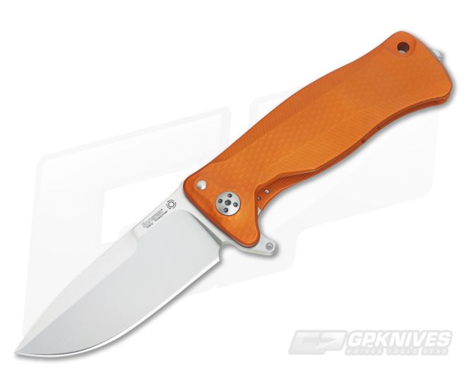 LionSteel SR-11 Aluminum Orange Integral Flipper Sleipner SR11A OS - LS-SR11A-OS