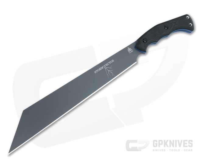 TOPS Knives Storm Vector Seax Sniper Gray Chopper SVEC-02 - TP-SVEC-02