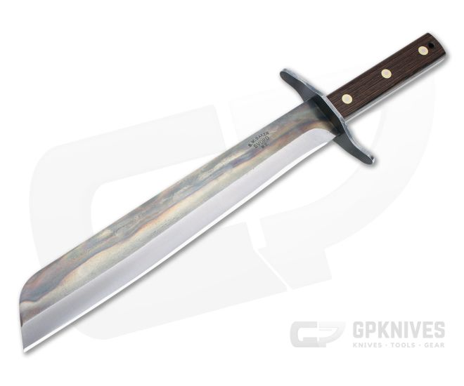 SVORD Knives VTG Von Tempsky Golok 8670 Carbon Steel Wenge Fixed Blade - SV-SVTG