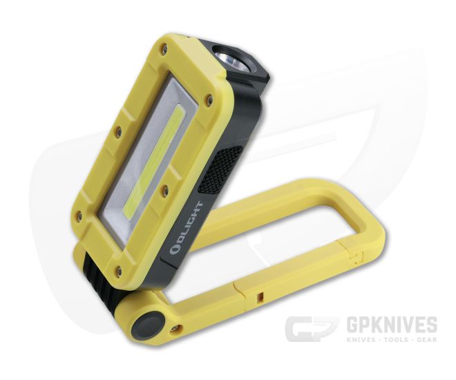 Olight Swivel Yellow LTD 400 Lumen COB+LED USB Rechargeable Work Light - OL-SWIVEL-YELLOW