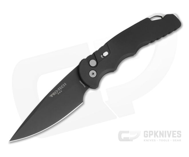 Protech Tactical Response 4 Black Aluminum MagnaMax Black DLC Automatic Knife (4.00" Blade) T4103-MM - PT-T4103-MM