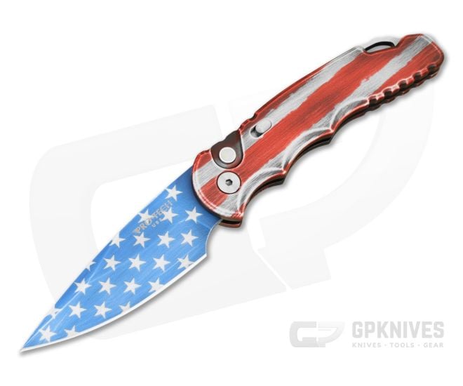 Protech TR-5 Auto Patriot USA Flag Cerakote - PT-T501-PATRIOT