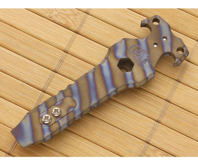 Hinderer Knives Steel Flame HS-TacTool Flame Anodized Smooth - HK-TACTOOL-FLSM