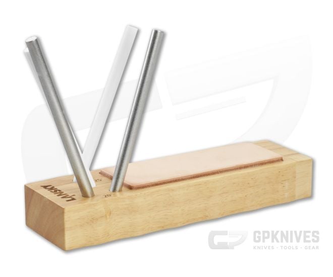 Lansky TurnBox with Leather Strop Diamond and Ceramic 4-Rod Knife Sharpener TB2D2CL - LN-TB2D2CL