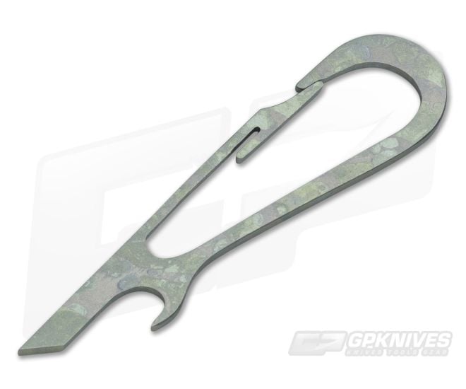 SK Knives Large DeCAPitator Yellow/Pink Titanium Bottle Opener - CU-TIDCP32