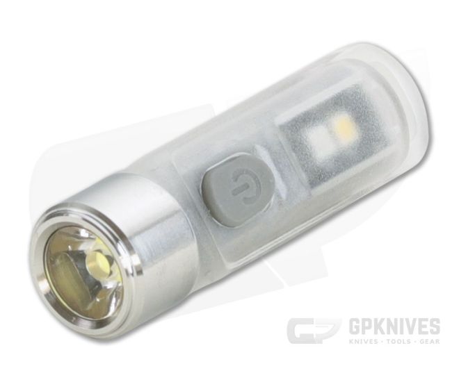 NiteCore TIKI Clear 300 Lumen USB Rechargeable Key Chain Multi LED Flashlight - NC-TIKI