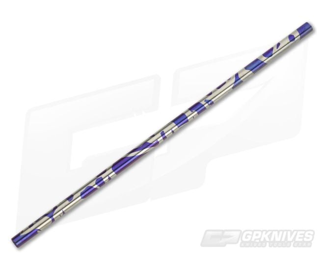 Steven Kelly 10" Titanium Drinking Straw Purple CamoAno - CU-TISTRAW68