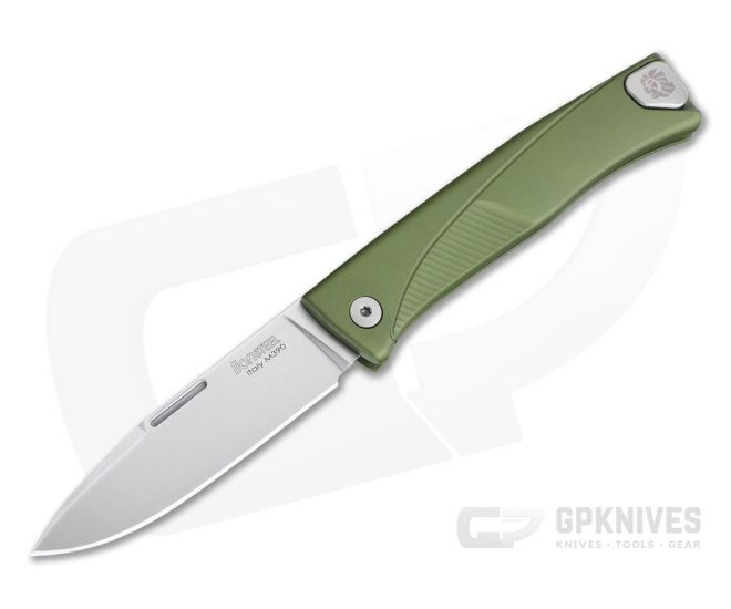 LionSteel Thrill Integral Green Aluminum Slip Joint H.WAYL Hidden Clip M390 TL-A-GS - LS-TL-A-GS