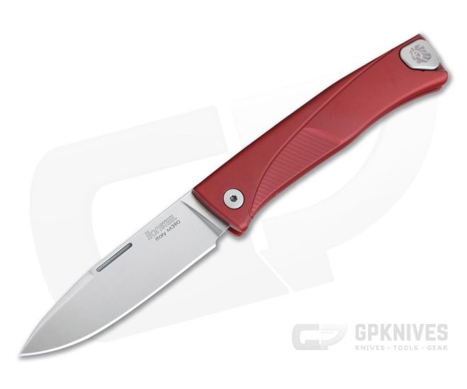 LionSteel Thrill Integral Red Aluminum Slip Joint H.WAYL Hidden Clip M390 TL-A-RS - LS-TL-A-RS