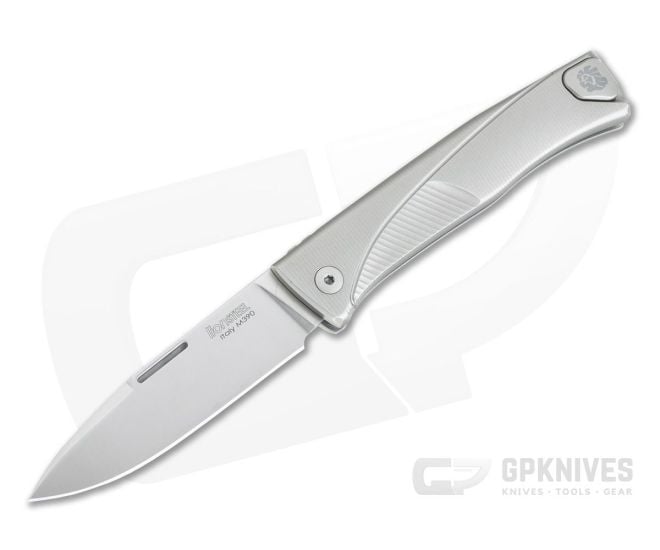 LionSteel Thrill Integral Grey Titanium Slip Joint H.WAYL Hidden Clip M390 TL-GY - LS-TL-GY