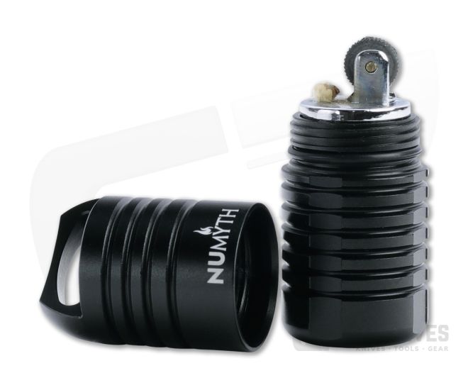 Numyth Tohil V2 Watertight Aluminum Peanut Lighter Black - NUM-TOHILV2-BK