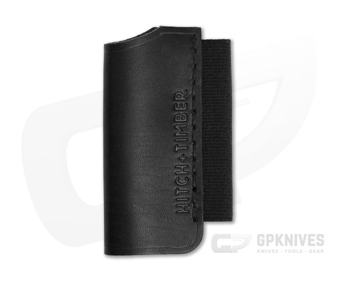 Hitch & Timber Torch Slip and Pen Holder Black Leather - HT-TORCH-SLIP-BK