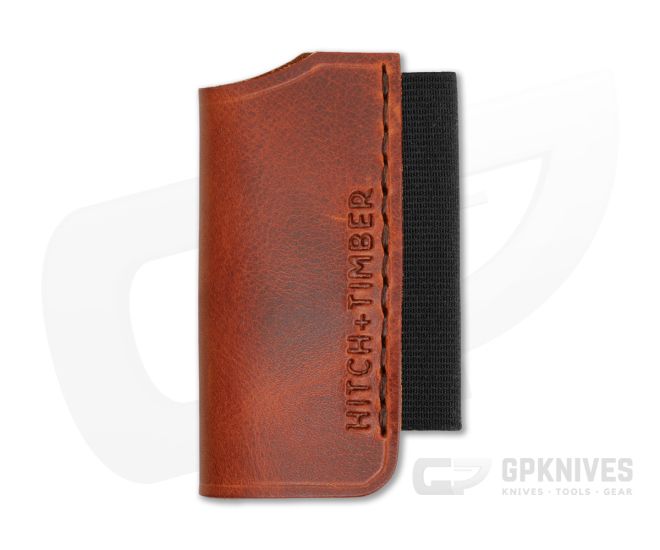 Hitch & Timber Torch Slip and Pen Holder English Tan Leather - HT-TORCH-SLIP-ET