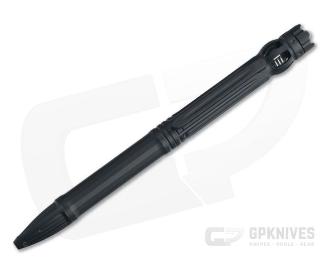 WE Knives Baculus Spinner Bolt Action Titanium Ink Pen Black TP-07B - WE-TP-07B