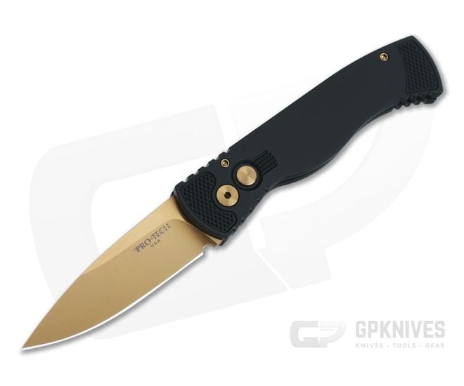 Protech Tactical Response TR-2 Copper Rose 154cm Black Aluminum Automatic TR-2CR - PT-TR-2CR