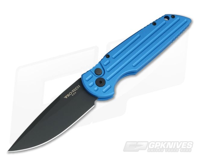 Protech Tactical Response TR-3 SWAT Blue Black DLC 154CM Automatic TR-3-BLUE-SWAT - PT-TR-3-BLUE-SWAT
