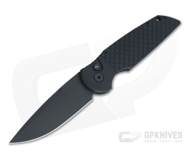 Protech TR-3 Operator Fish Scale Black Auto - PT-TR-3-X1-OPERATOR