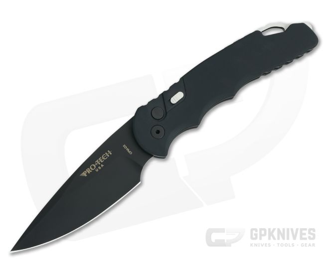 Protech Tactical Response 4 Limited Black DLC CPM-D2 Black Aluminum Automatic TR-4.3 - PT-TR-4.3-D2