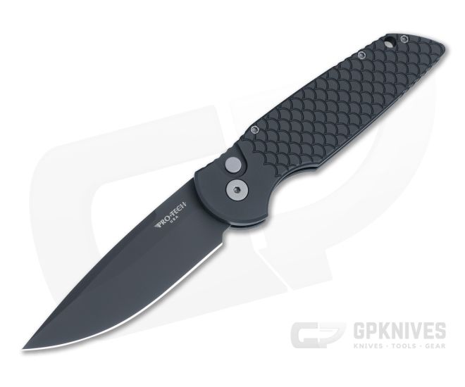 Protech TR-3 X1 Magnacut Black Fish Scale Auto - PT-TR-3-X1-MC