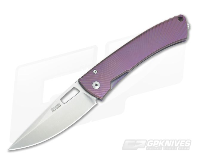 LionSteel TiSpine Integral Folder Matte Violet - LS-TS1-VM