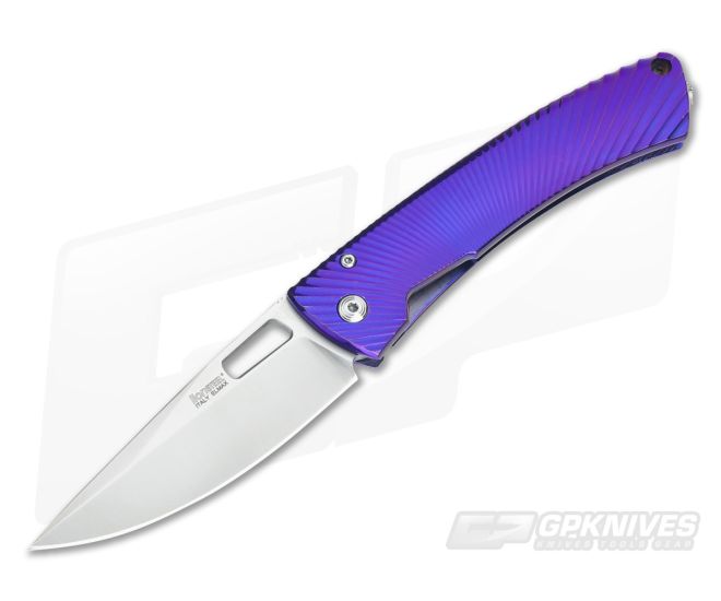 LionSteel TiSpine Integral Folder Shine Violet - LS-TS1-VS