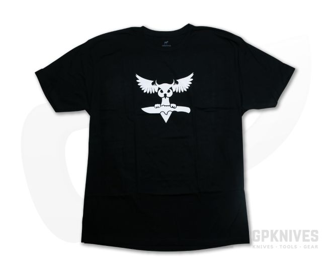 Audacious Concept Knives Division Logo 100% Cotton Black T-Shirt Size XXL - AC-TSHIRT-LOGO-BLK-XXL