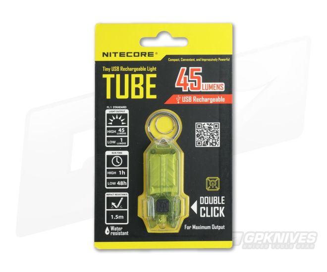 NiteCore Tube USB Rechargebale Keychain Light Green - NC-TUBE-GREEN