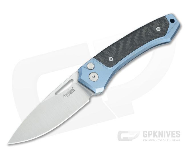 LionSteel Twain Blue Titanium & Carbon Fiber - LS-TW-BL-CF