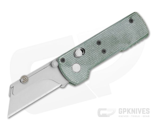OKNIFE U1 Green Micarta Utility Knife - OK-U1-GM