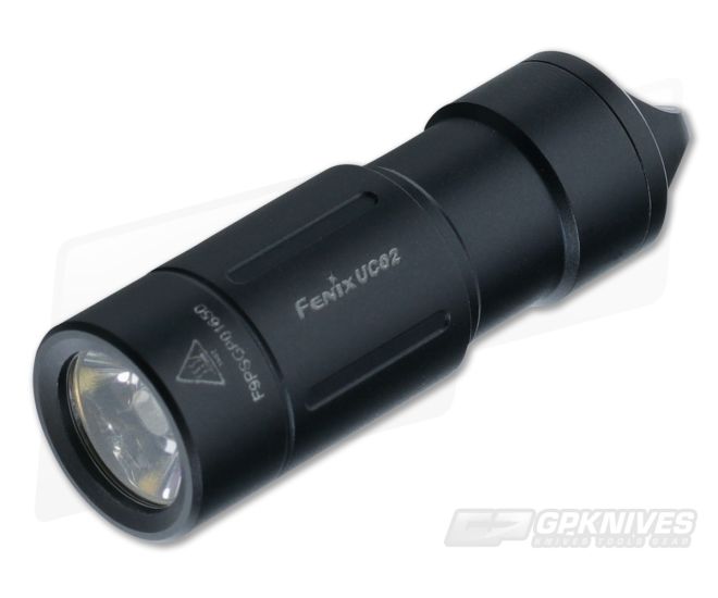 Fenix UC02 USB Rechargeable Keychain Flashlight Black UC02XPBK - FF-UC02XPBK